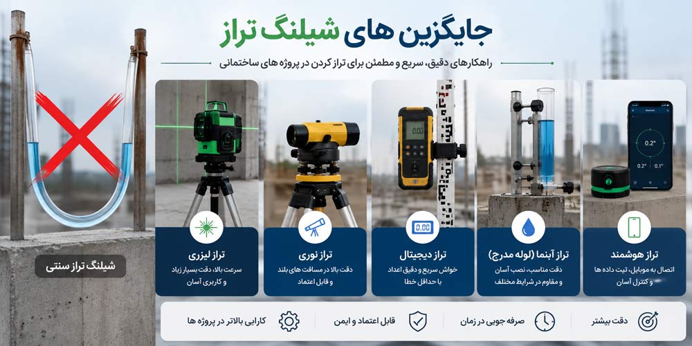 جایگزین شیلنگ تراز